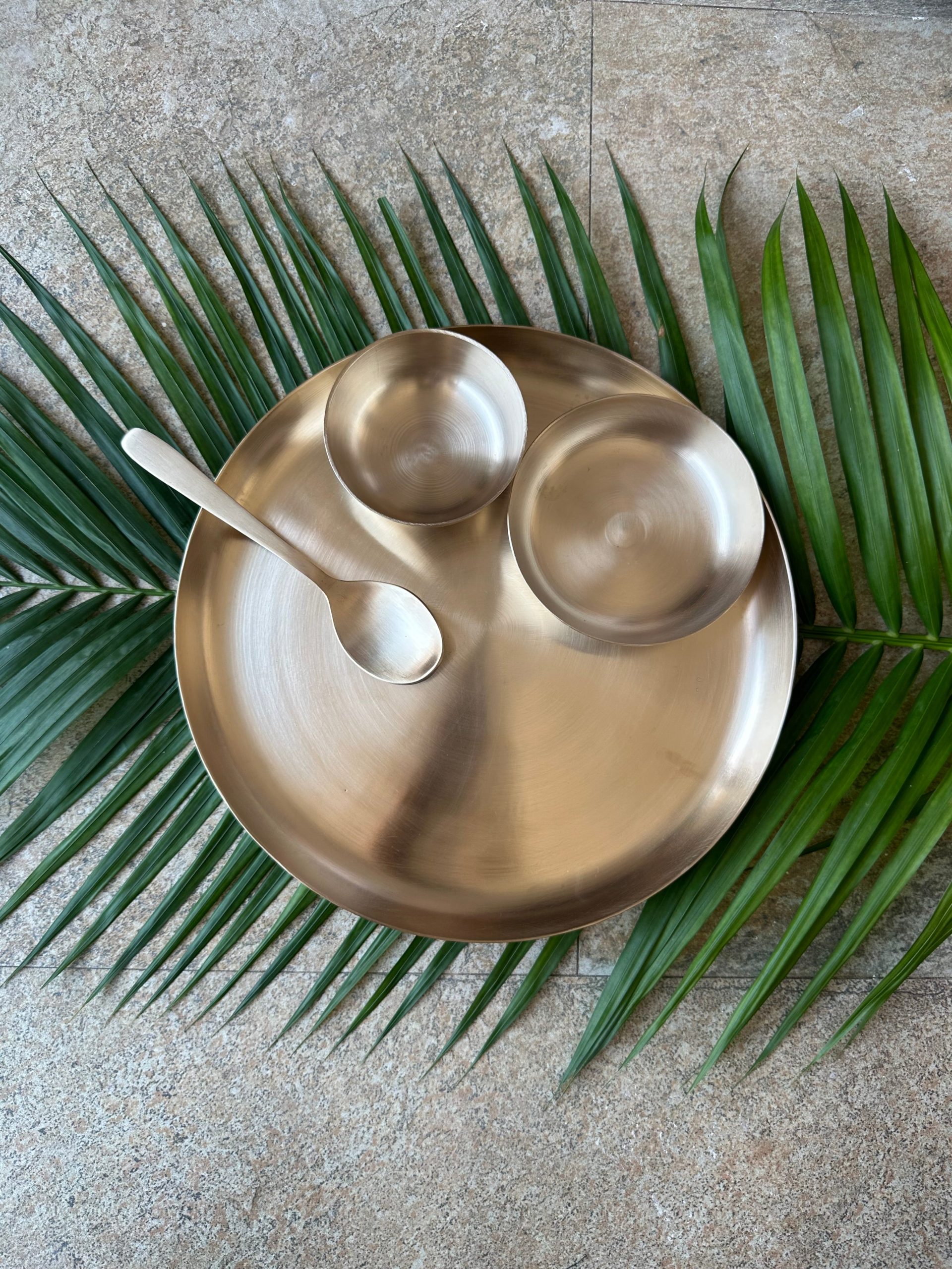 Panchakarma Set (4 pieces-including spoon) Panchakarma Set (4 pieces-including spoon) - Image 1