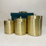 Uphaar Brass Containers Set of 3 & Diya Gift Box