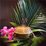 Peacock Aura Cleansing Dhuni/Incense Holder