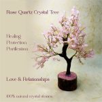 Rose Quartz Crystal Tree